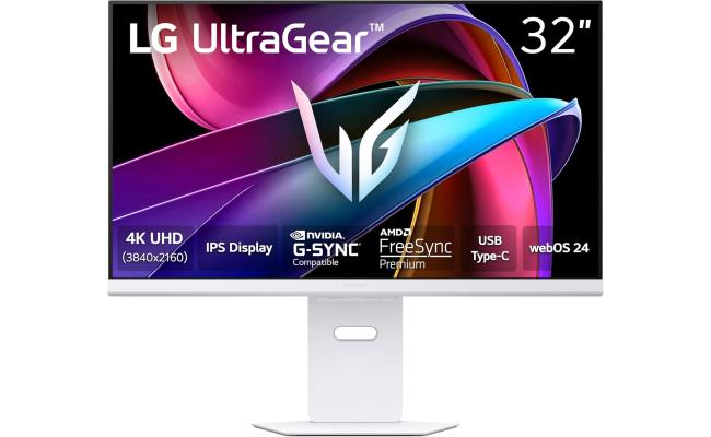 LG 32G810SA-W UltraGear™ 32" 4K UHD IPS Gaming Monitor.